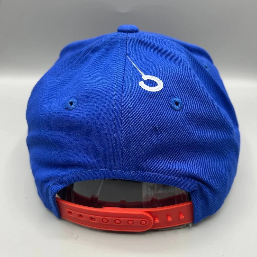 Kansas Jayhawks Hat Youth Blue Embroidered Adidas Snap‎ Back Cap Cotton New